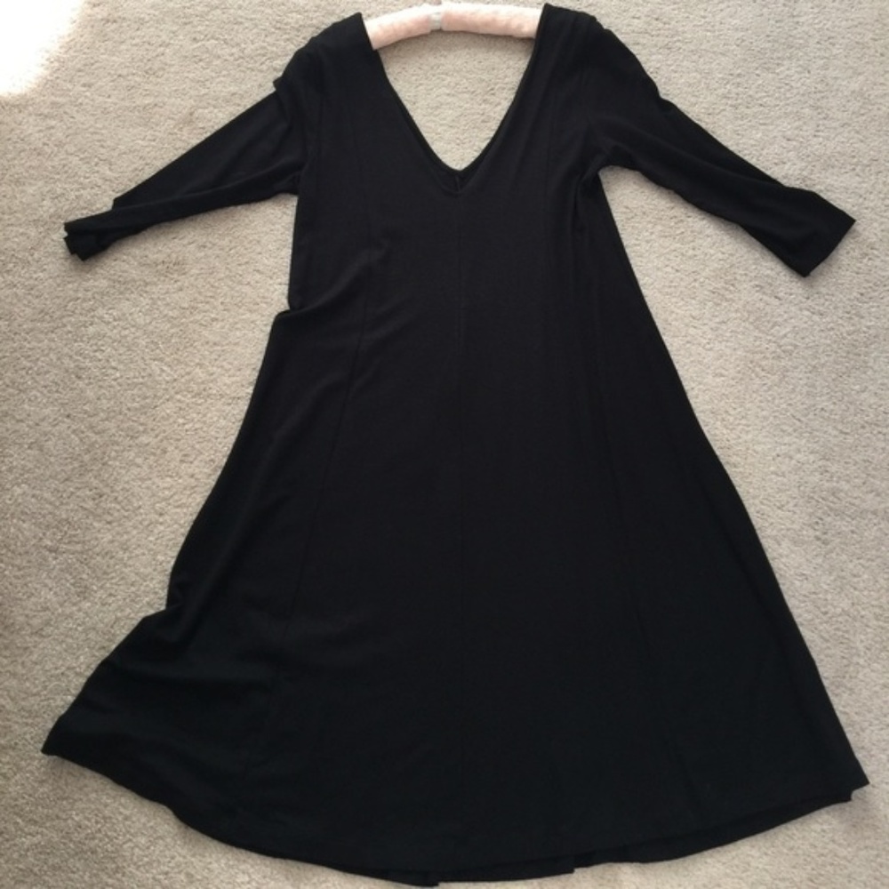 Black skater dress by ASOS